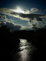 sky and river