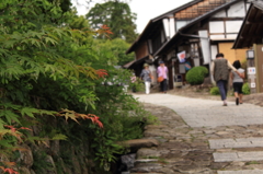雨上がりの馬籠