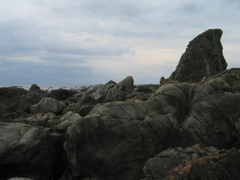 岩場