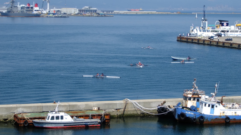 高校ボート部の日曜練習