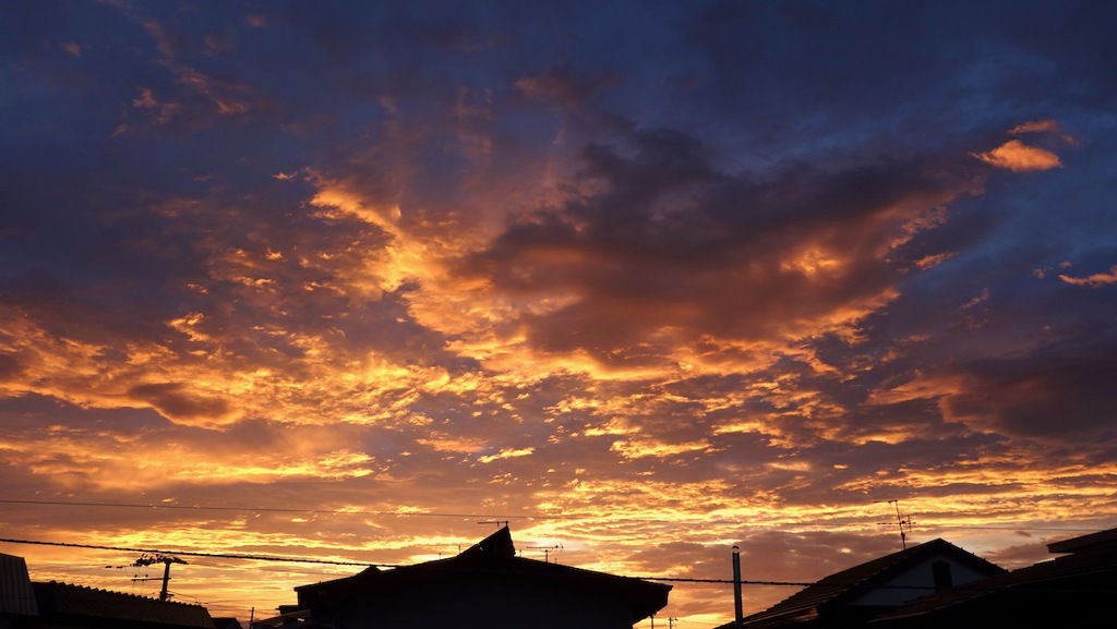 7月24日の夕焼け１