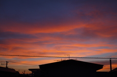 2014年5月最後の夕焼け