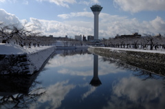 五稜郭公園の朝