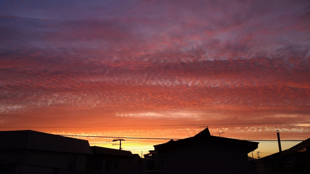 9月8日の夕焼け１