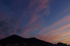 9月最初の夕焼け