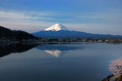 河口湖-富士山