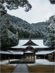 寺の雪化粧