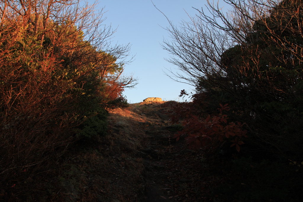 翠波西峰の頂