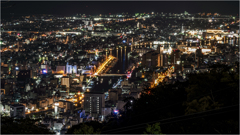 徳島市内を俯瞰