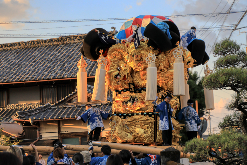 古民家と秋祭り