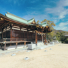 桜八幡神社にて