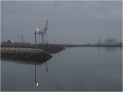 波止場のキリン