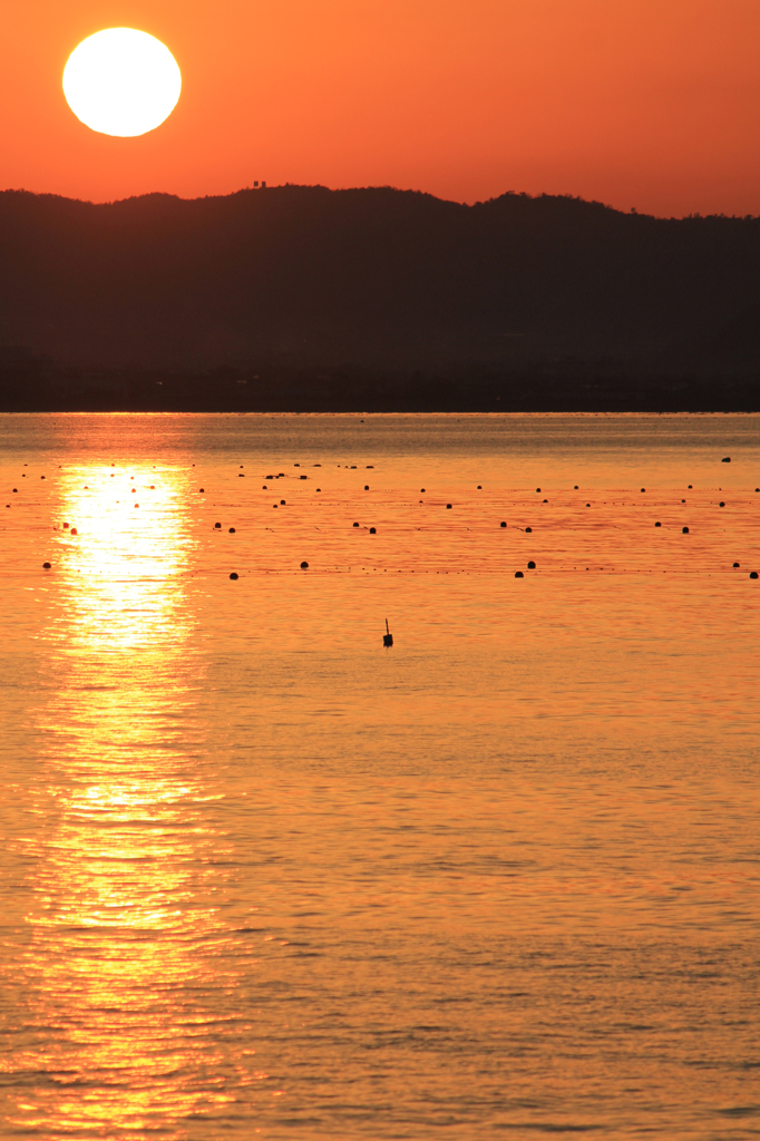 瀬戸内の夕日