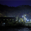 山奥のプラント工場夜景