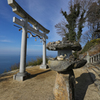 灯籠と鳥居