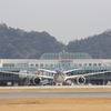 787を真後ろから
