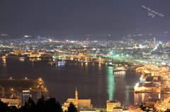 函館山中間地点の夜景