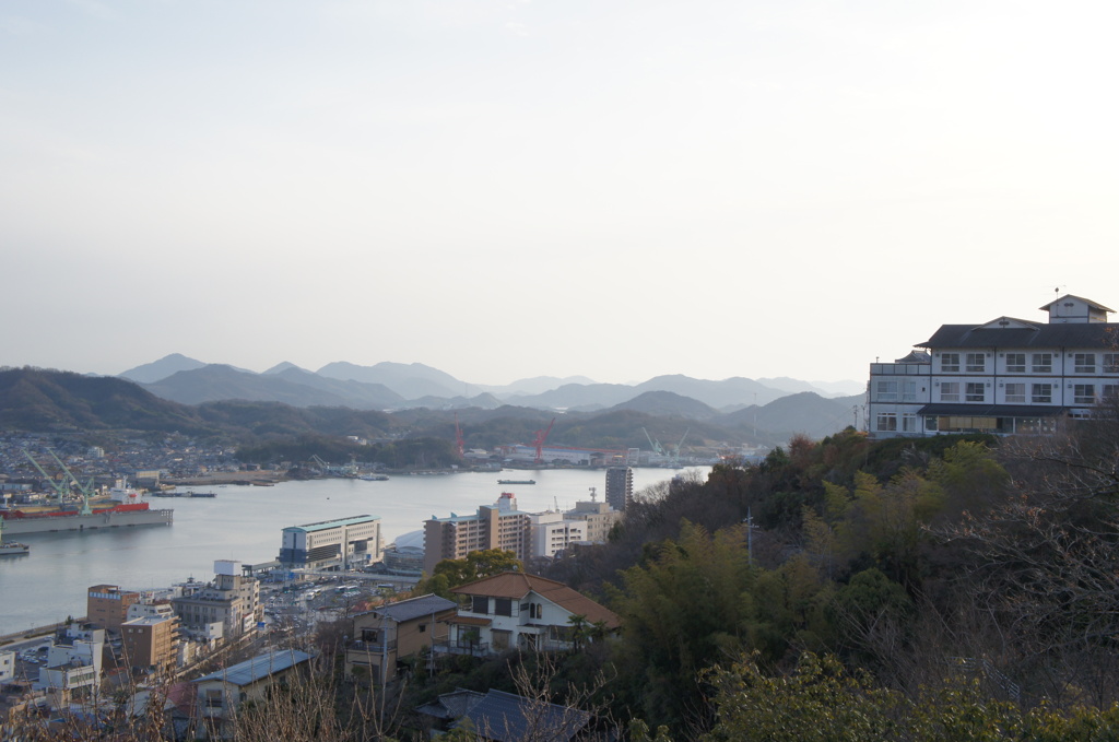 夕方の景色