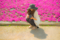 カメラ女子