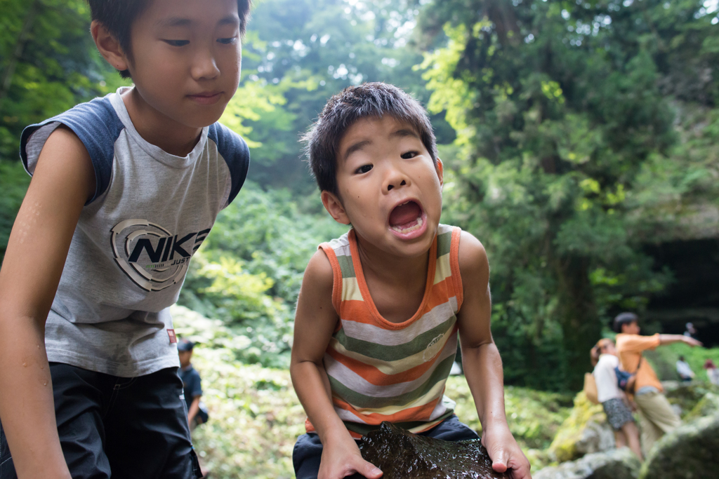 清流遊び②