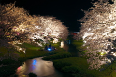 春の玉湯川