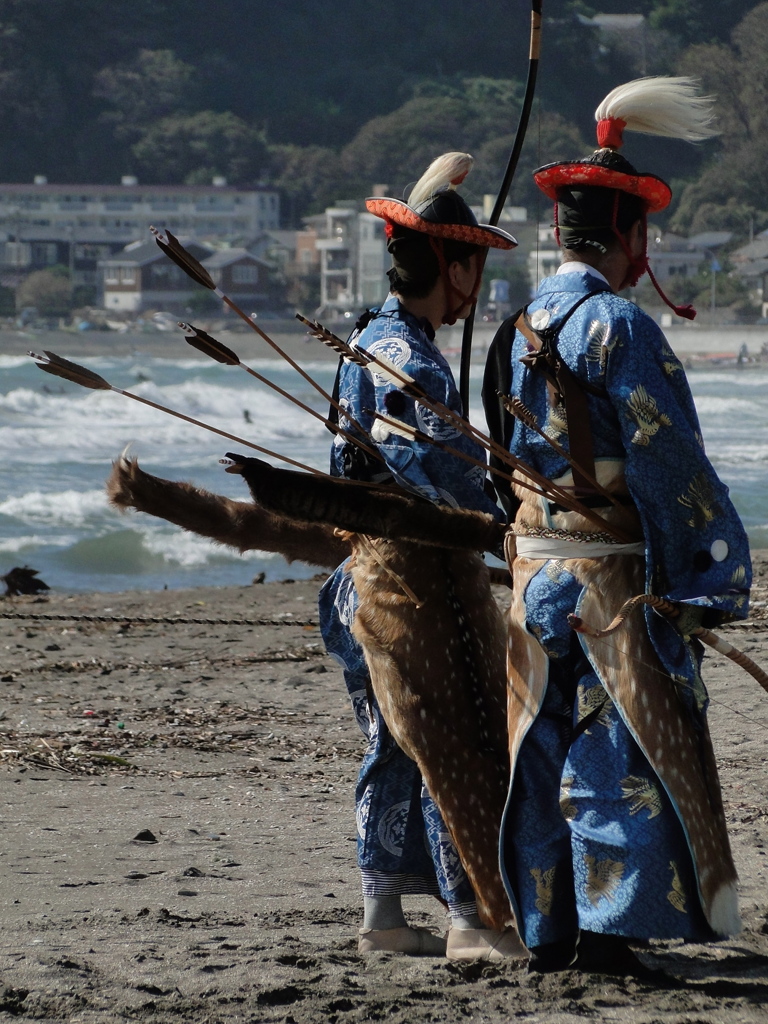 由比ガ浜・流鏑馬（05）〜二人の射手〜