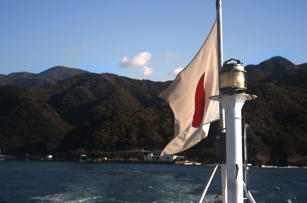 駿河湾フェリー　船尾