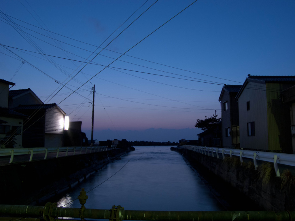 旧市街地の黄昏