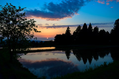 東福寺野の夕景 2