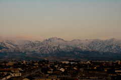 mountain side view