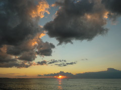 北陸・9月の夕日