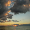 北陸・9月の夕日
