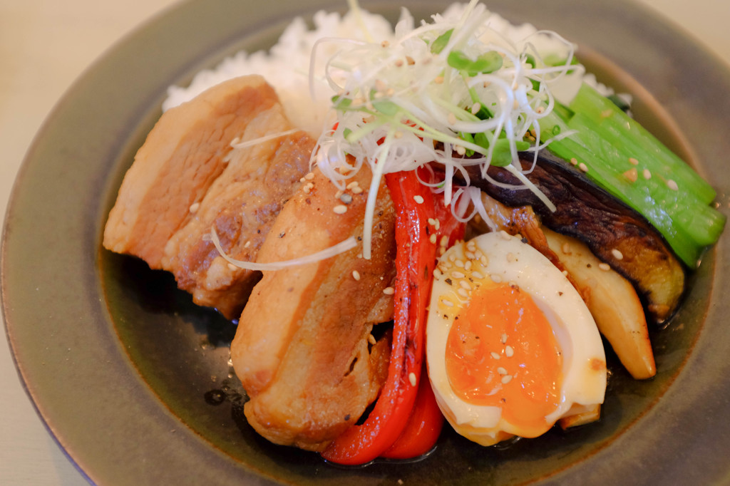 豚角煮ご飯