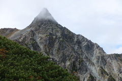 槍ヶ岳　西鎌尾根より