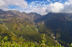 立山カルデラ　松尾峠から