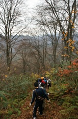 仲間と登山
