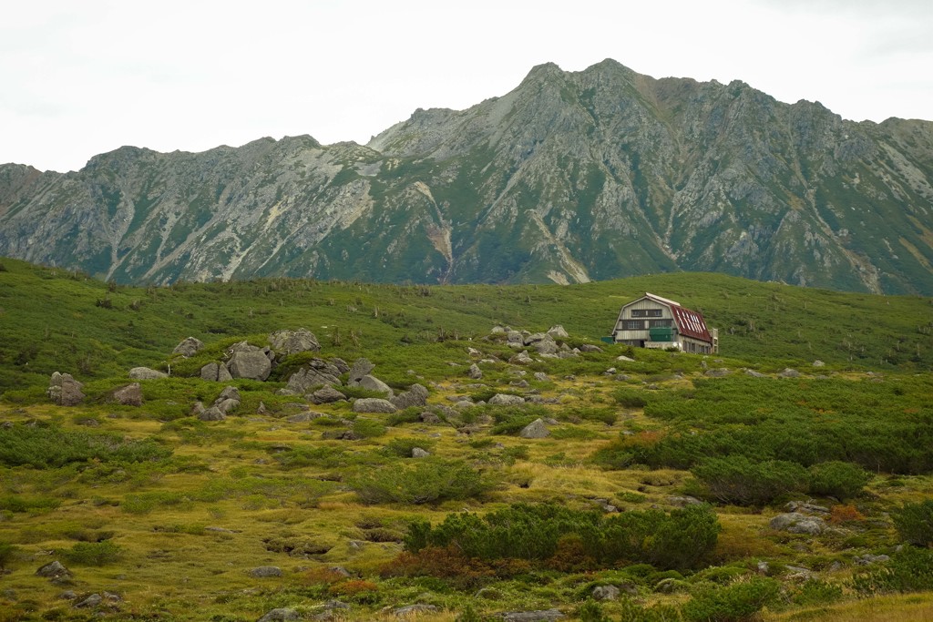 水晶岳と雲ノ平山荘