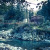 薬師沢山荘をあとに