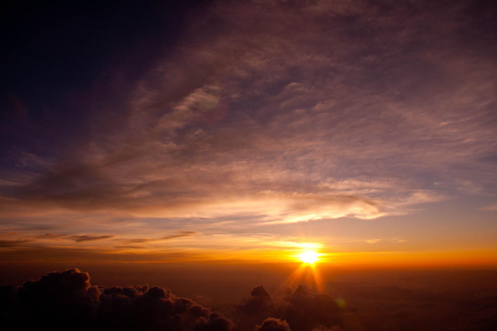 Sunrise at Mt.FUJI