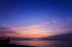 夕景…海・日没直後