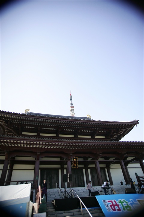 東京タワー131013-140137-増上寺LB1E9171_R