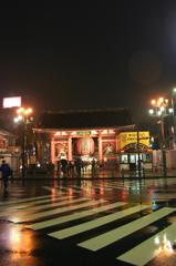 キスデジ雷門のライトアップ