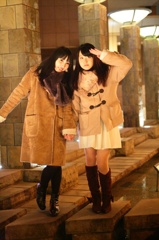 末永沙也加（すえながさやか）さん、ゆまゆま（ゆまゆま）さん恵比寿151214