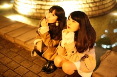 末永沙也加（すえながさやか）さん、ゆまゆま（ゆまゆま）さん恵比寿151214