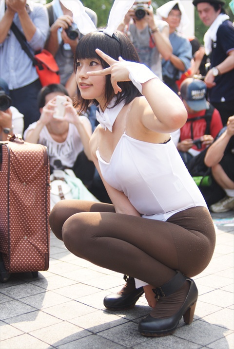 かざり（かざり）さん東京ビックサイト130811-143445-DSC03614