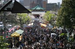 不忍池を眺める