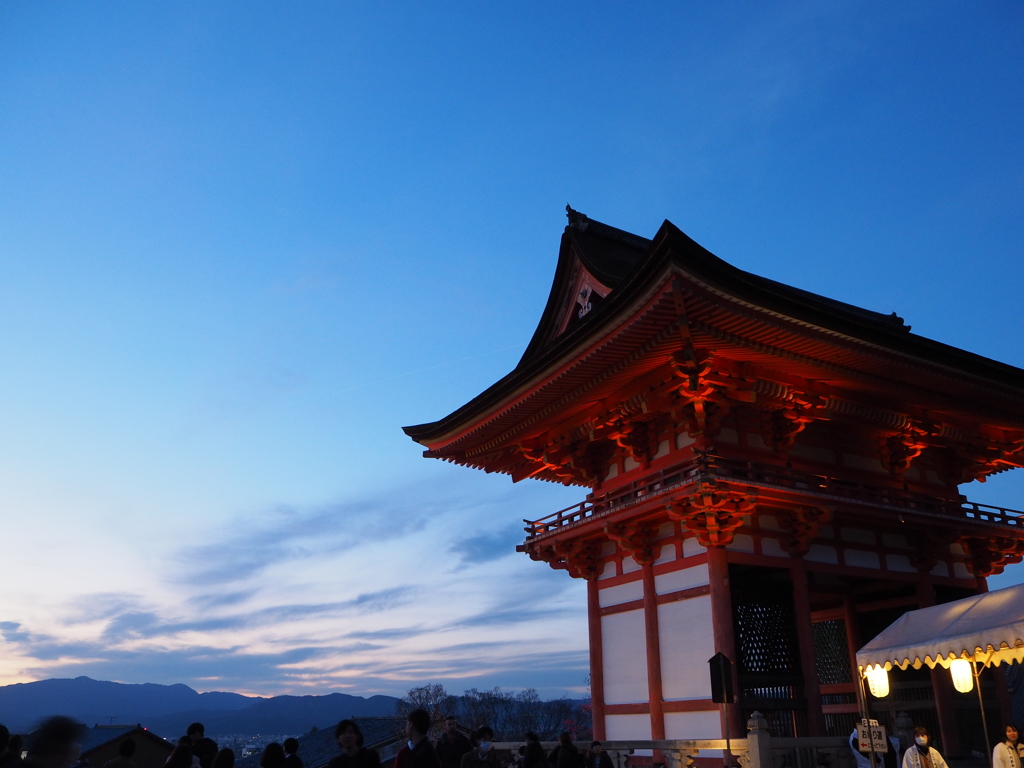 清水夕景