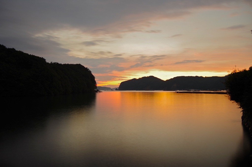伊勢湾の朝