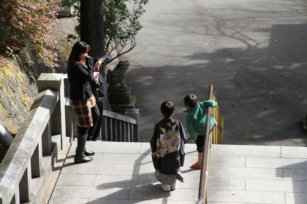 迦葉山で七五三