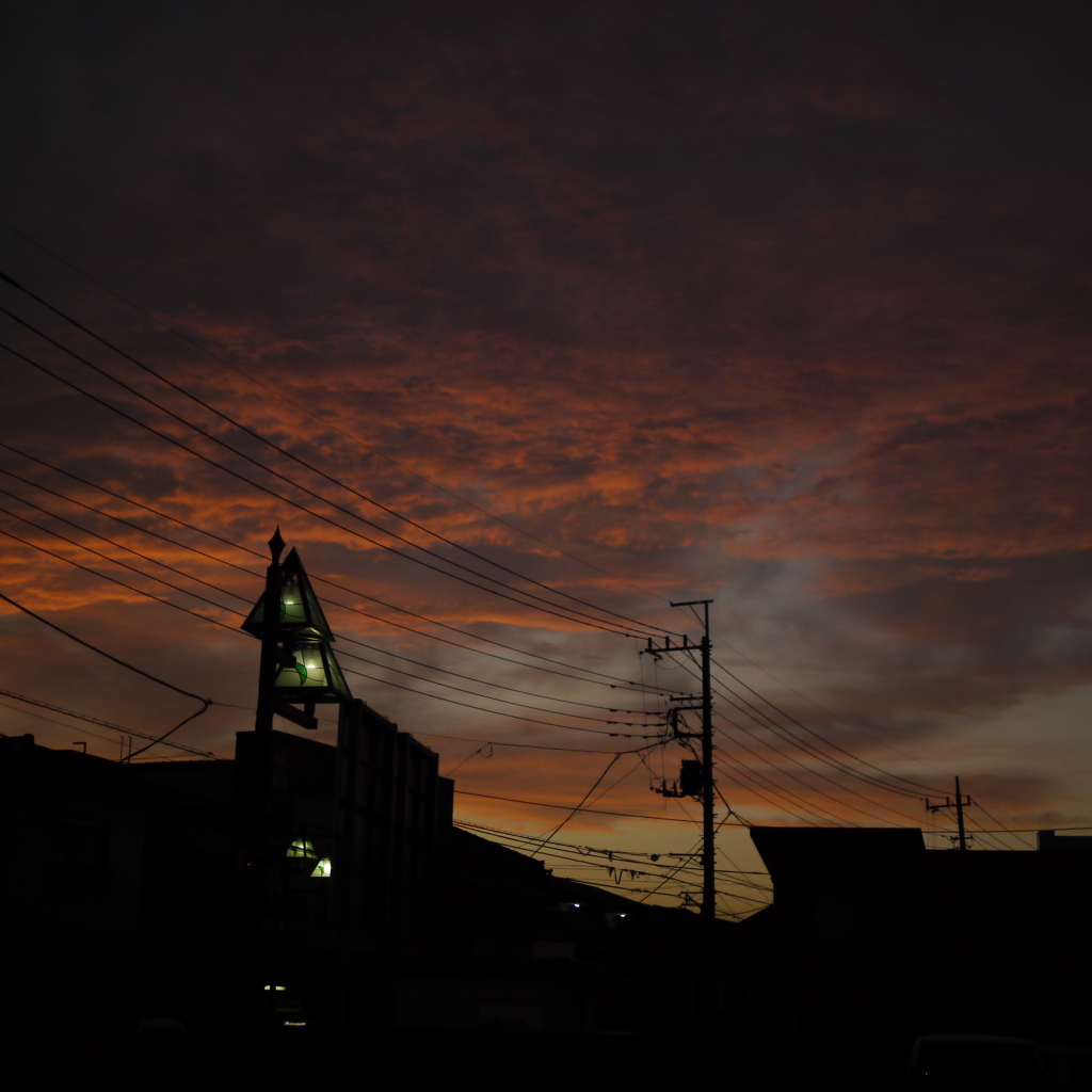 2011/10/19の夕空